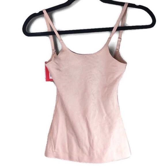 NWT Spanx Suit Your Fancy Open Bust Champagne Beige Light Control Cami Size XS - Picture 3 of 9